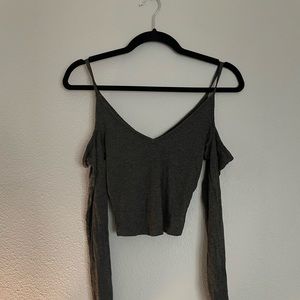 Off shoulder crop top
